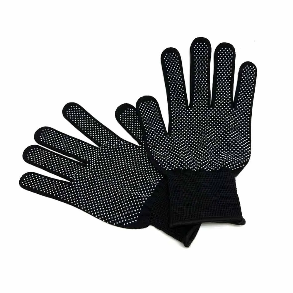 6 Pairs Safety Working Gloves Anti Slip Knitted Stretchy Utility Construction