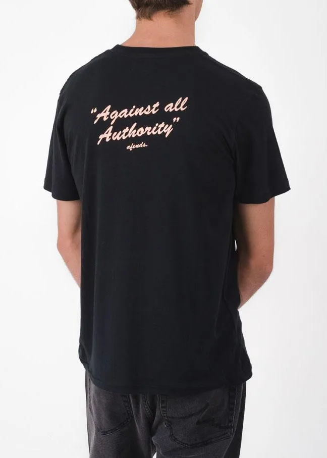 Afends Mens Against All - Standard Fit Tee