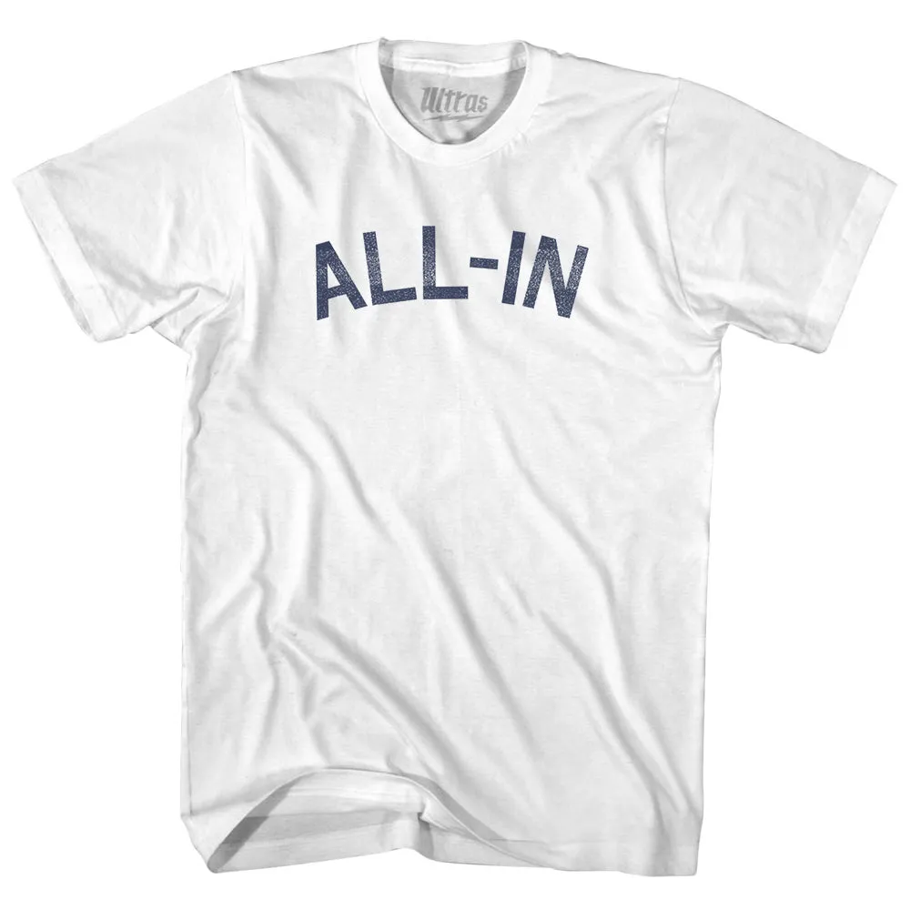 All-In Womens Cotton Junior Cut T-Shirt