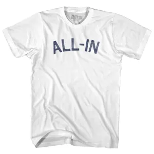 All-In Womens Cotton Junior Cut T-Shirt