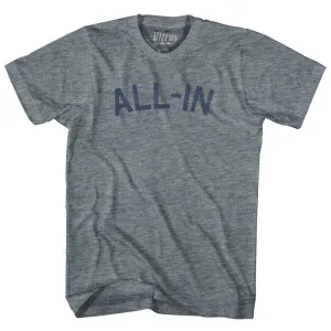 All-In Womens Tri-Blend Junior Cut T-Shirt