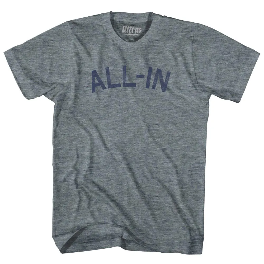 All-In Womens Tri-Blend Junior Cut T-Shirt