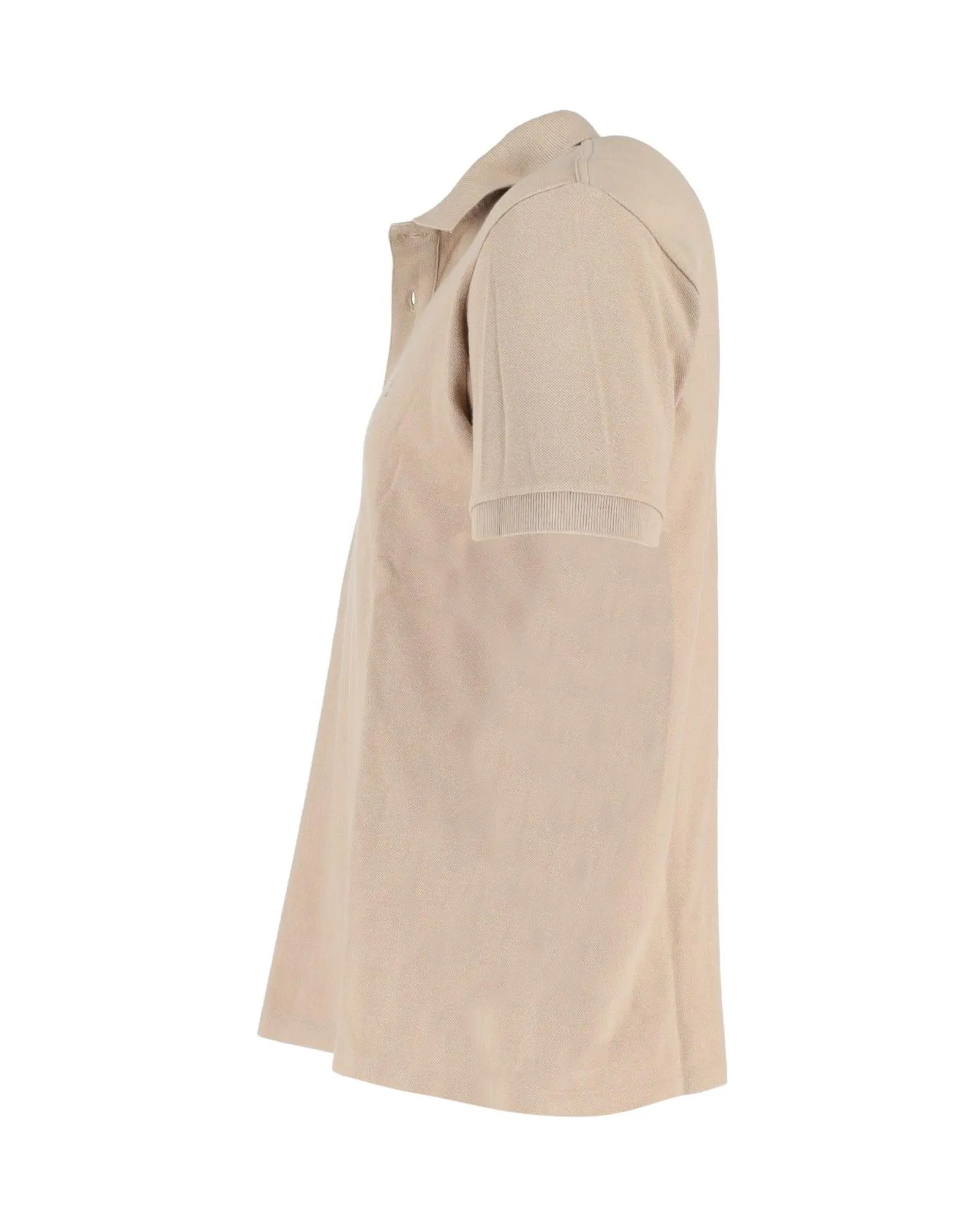 Beige Cotton Polo Shirt by Gucci