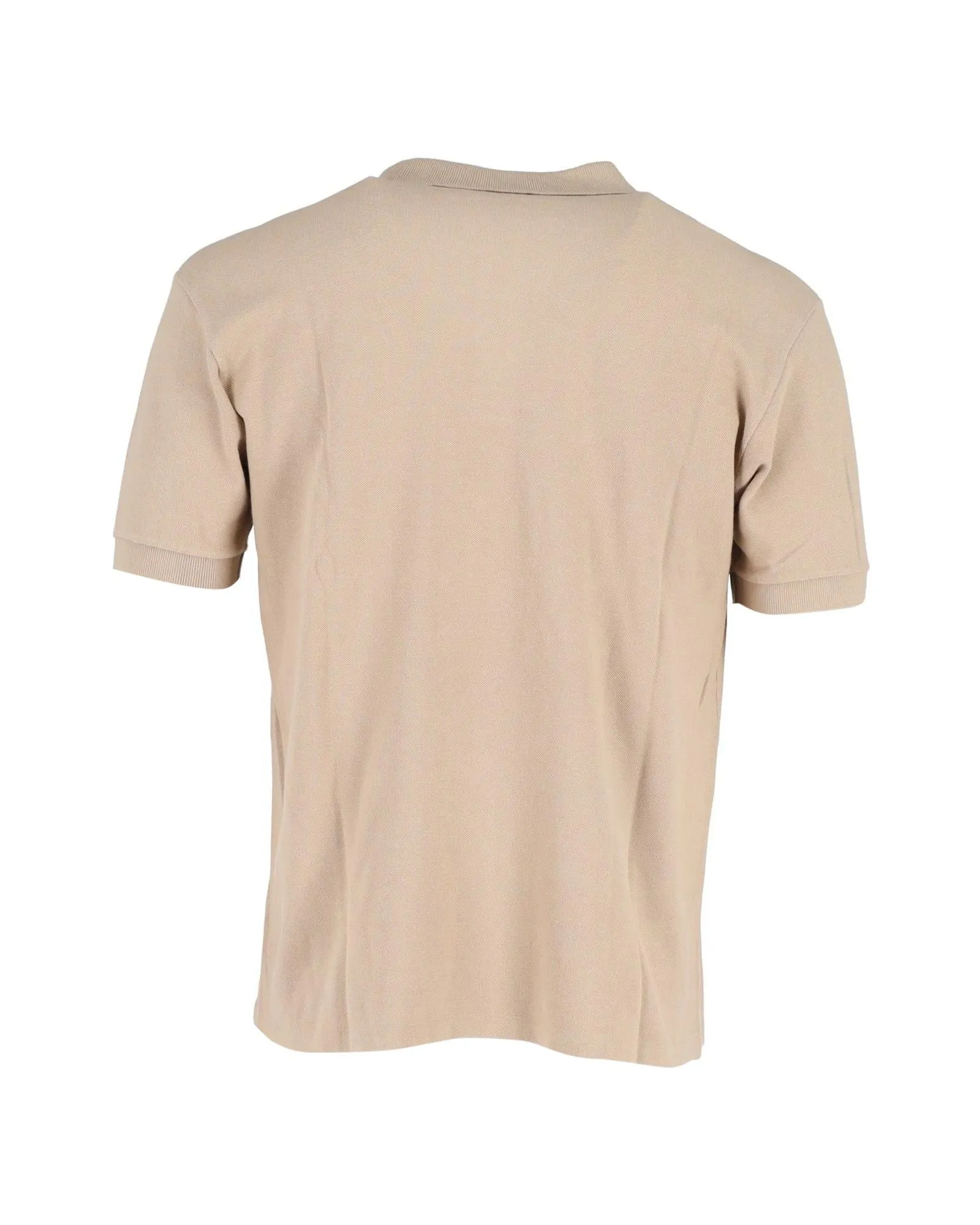Beige Cotton Polo Shirt by Gucci