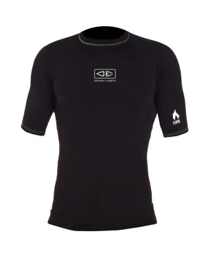 Boys Flame Short Sleeve Thermo Skin