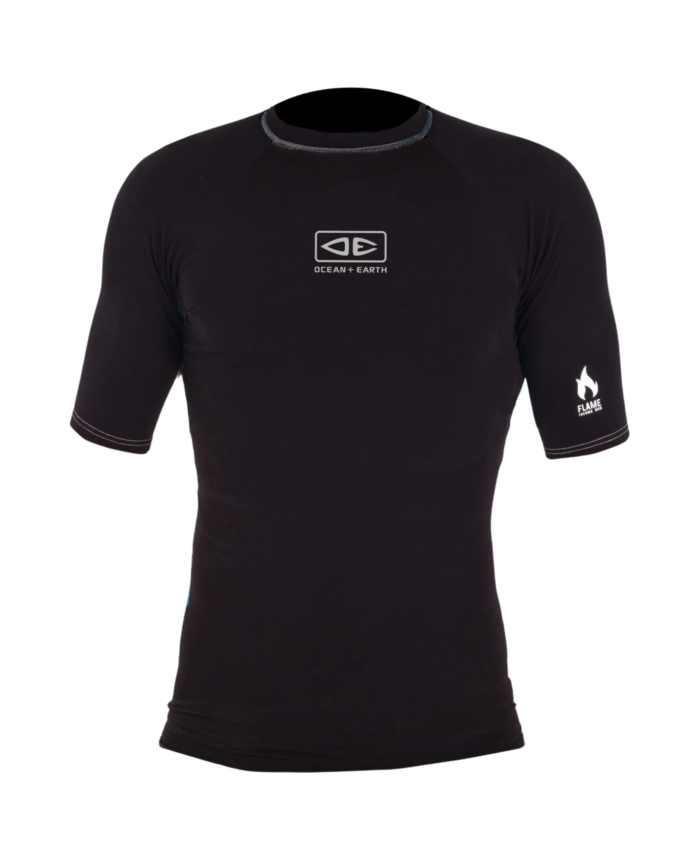 Boys Flame Short Sleeve Thermo Skin