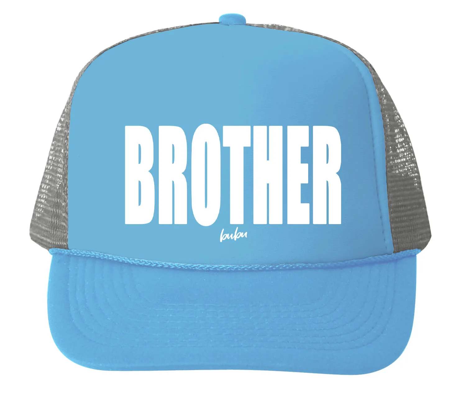 Bubu - Baby/Toddler/Kids Trucker Hats - BROTHER in Blue