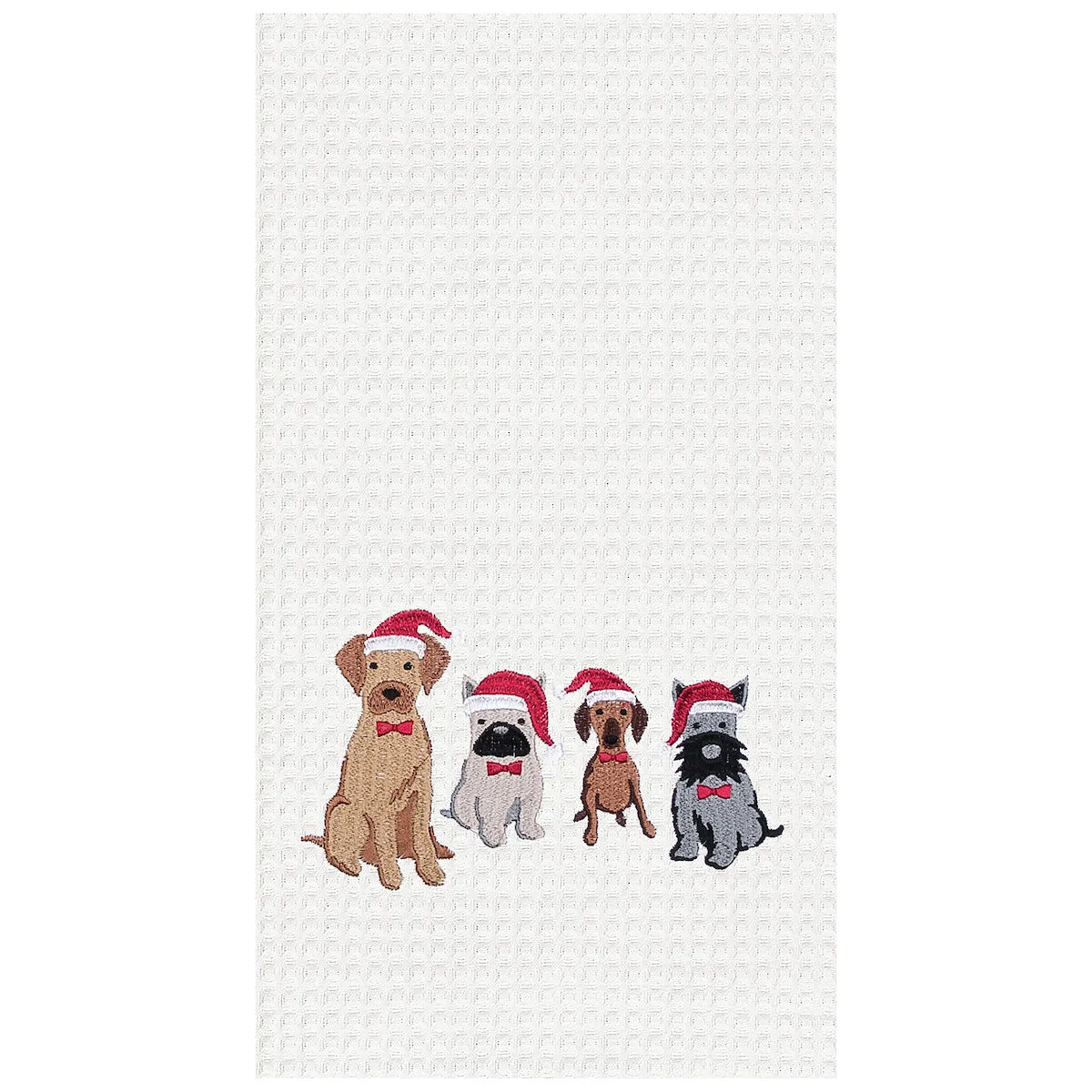 Dog Santa Hats Kitchen Towel