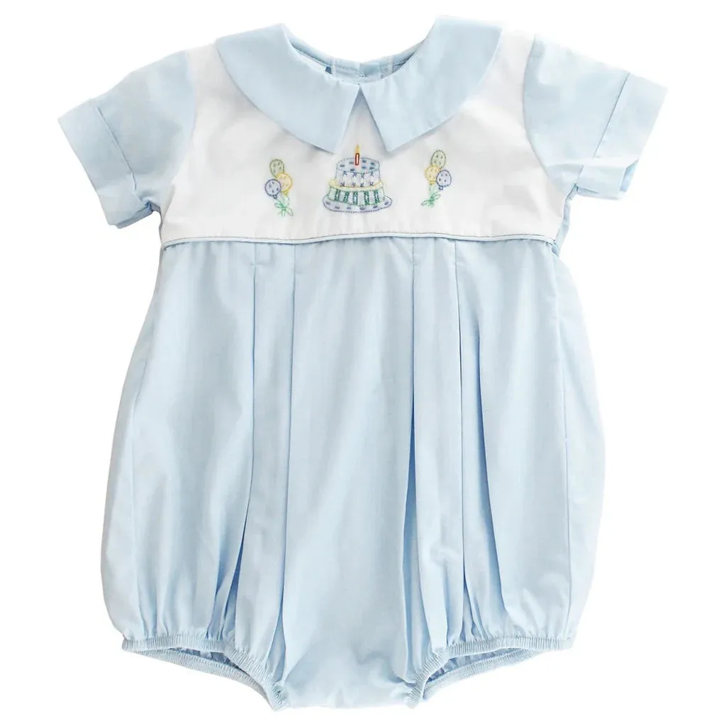 Embroidered Boys Birthday Bubble