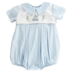 Embroidered Boys Birthday Bubble
