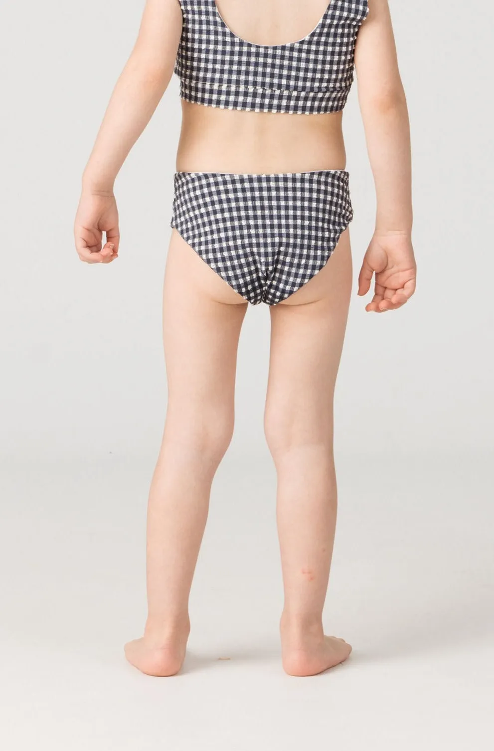 Emily Girls' Bottom in Sapphire Gingham