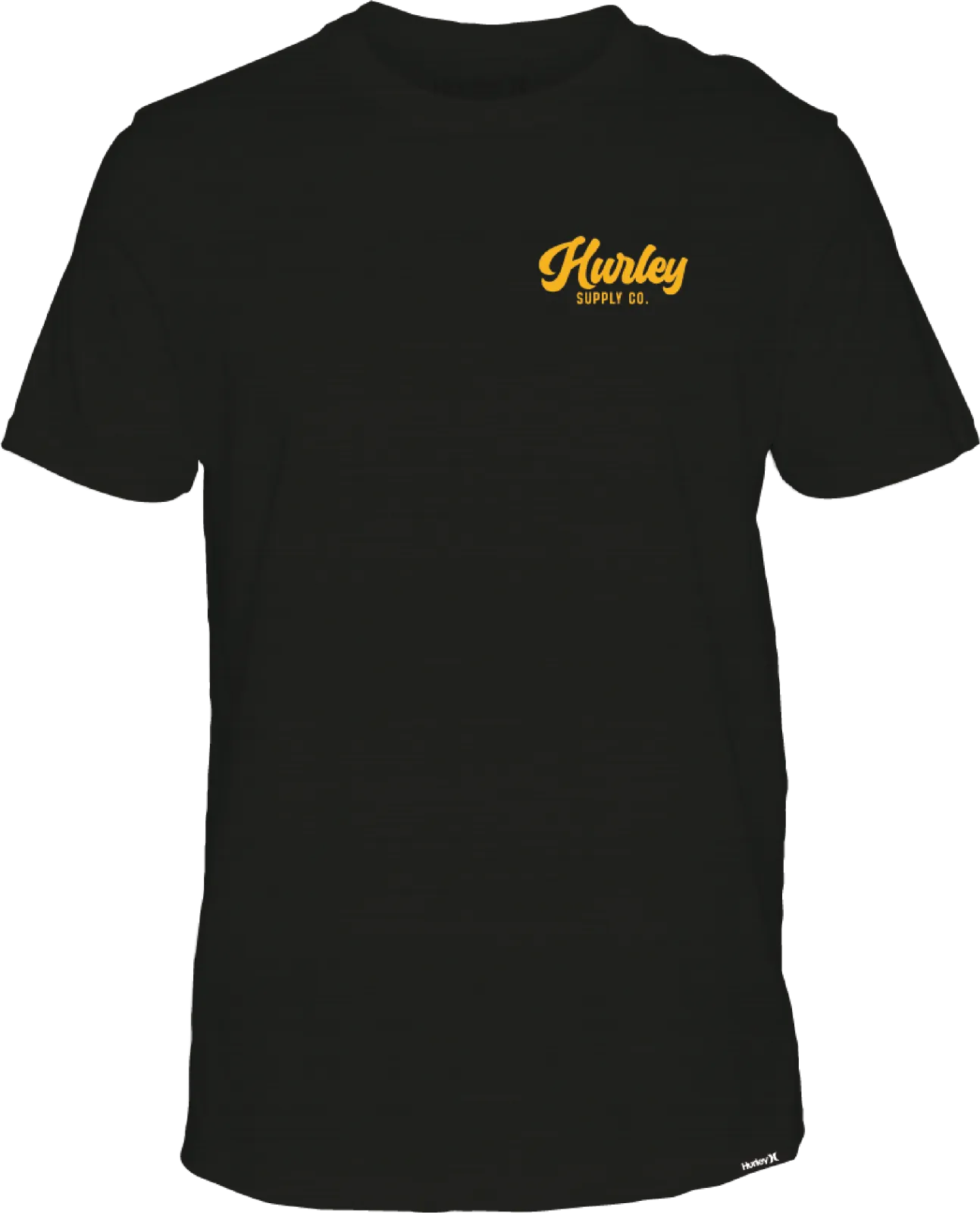 Hurley Mens Black Raceway Slub SS Tshirt