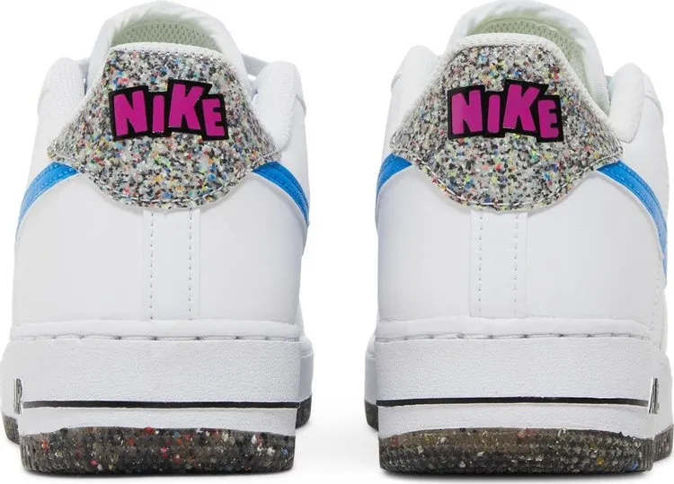Nike Air Force 1 LV8 Next Nature Crater GS 'White Light Photo Blue', White
