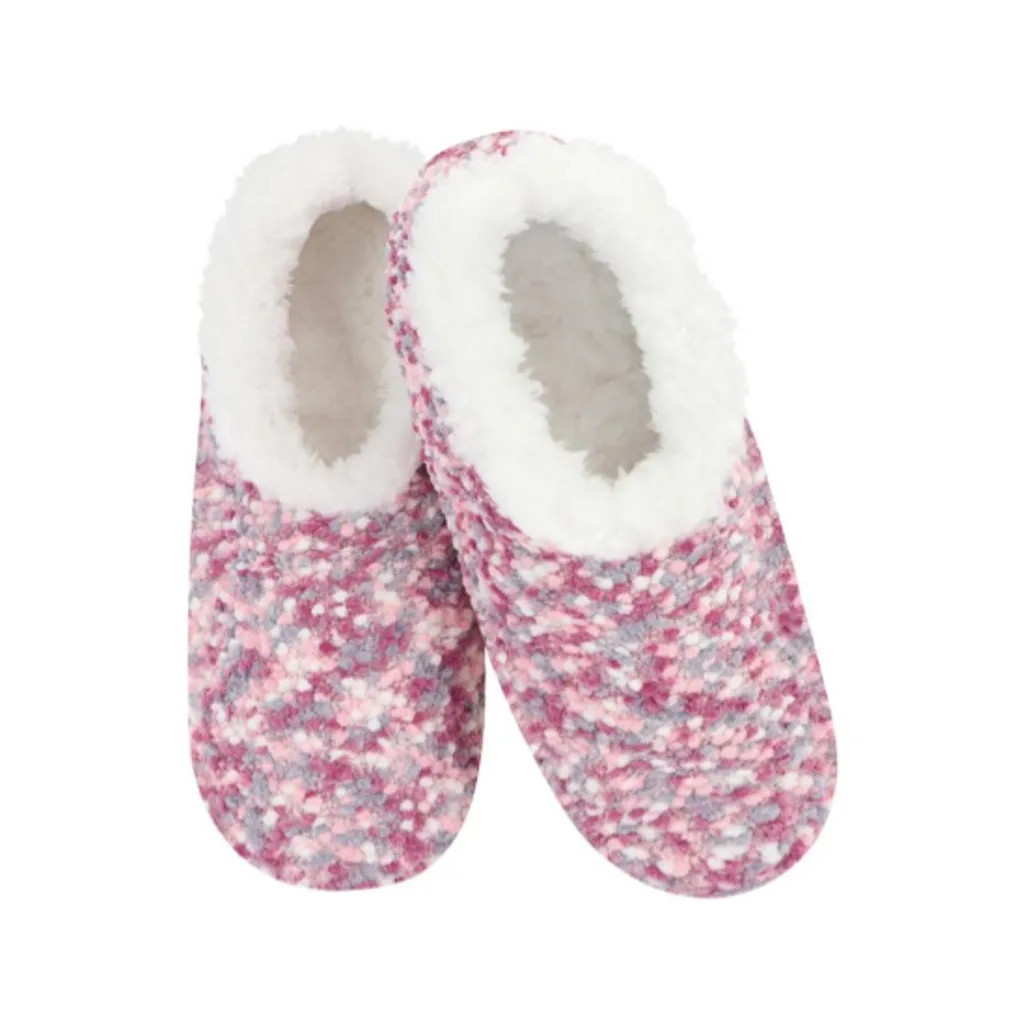 Popcorn Stitch Snoozies Slippers - Womens