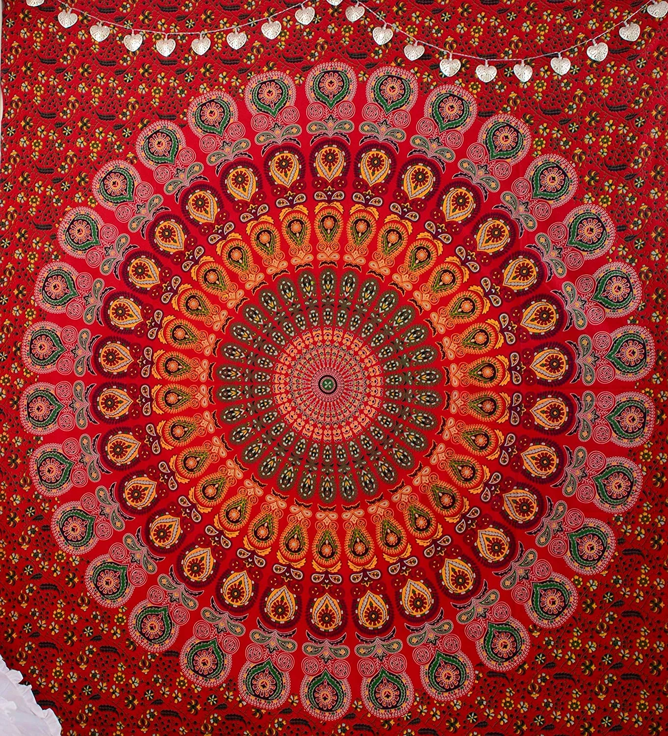 Red Love Tapestry