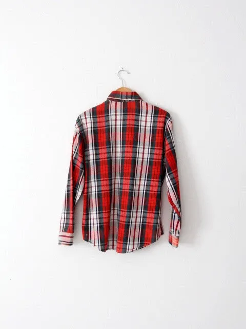 vintage Big Mac plaid flannel shirt