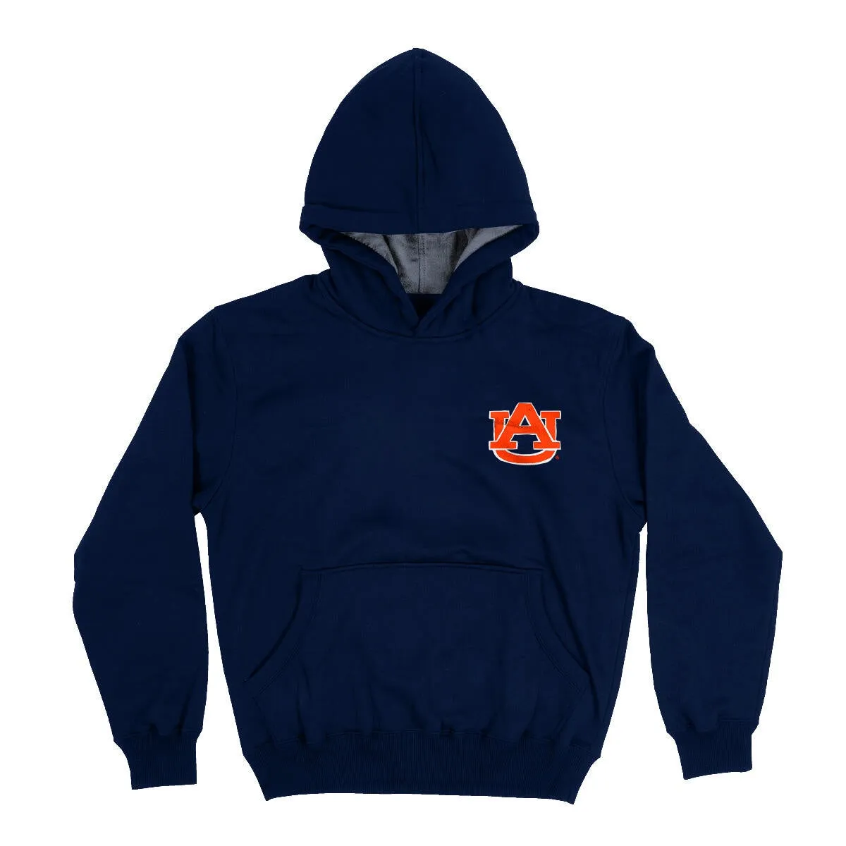 Vive La Fete Auburn University Tigers Hand Sketched Impressions Artwork Navy Fleece Long Sleeve Hoodie 5106