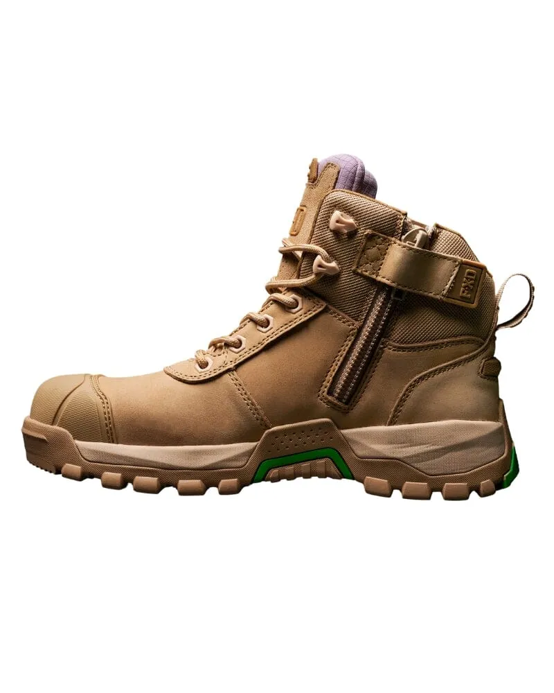 Womens WB-2W Nitrolite Mid Cut Work Boot - Clay/Mauve