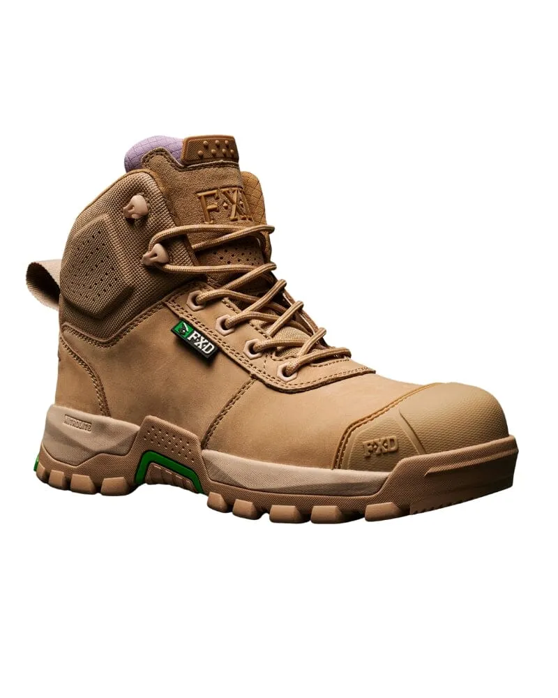 Womens WB-2W Nitrolite Mid Cut Work Boot - Clay/Mauve